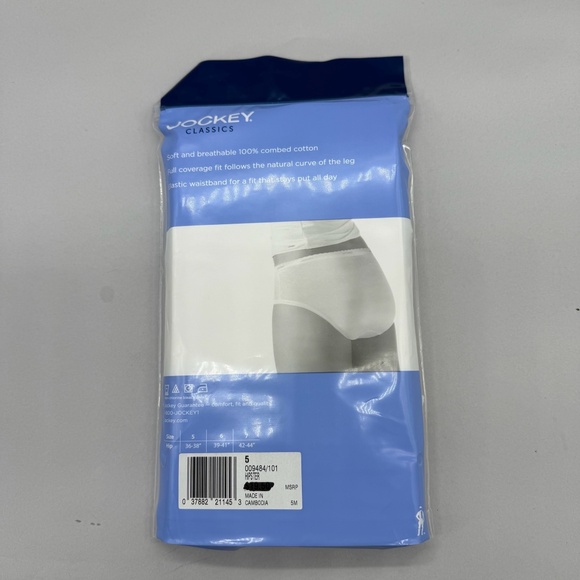 Jockey. Classic Hipster, Nude, All Cotton Size 5 New in Packaging (3 pairs) - Picture 2 of 10